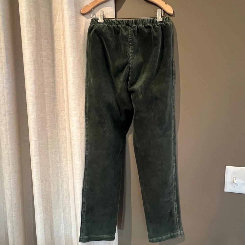 Vintage Abercrombie & Fitch Army Green Corduroy pants, Size Medium - Picture 2 of 10